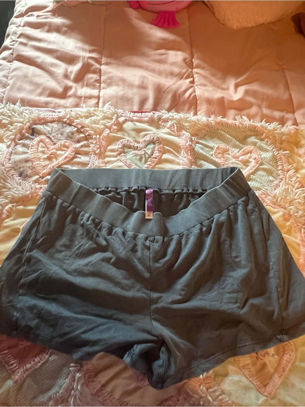 Adore Me Charcoal Gray Lounge Shorts